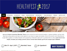 Tablet Screenshot of healthfest.com